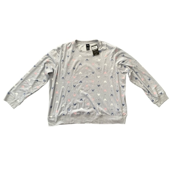 NEW NWT Disney Mickey XXL Sweatshirt Sleepwear - Picture 1 of 3